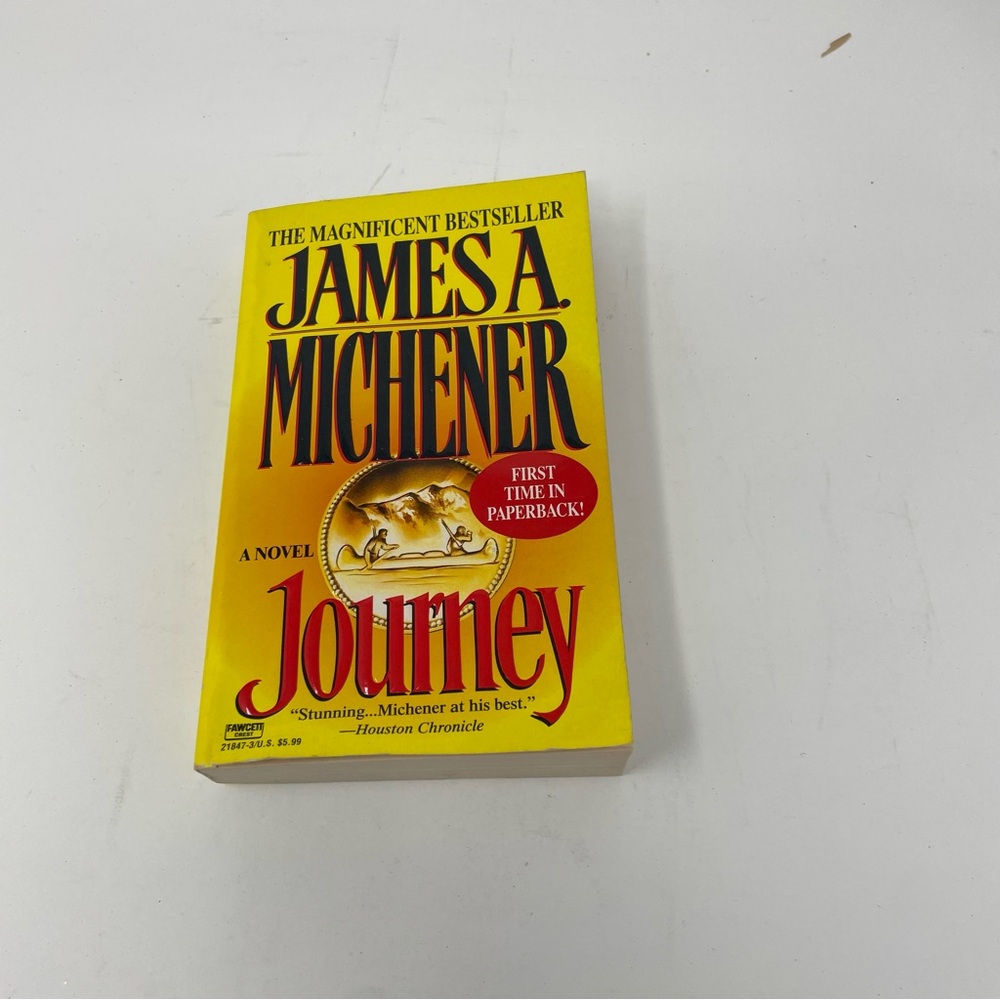 Yellow 'Journey' Decorative Paperback Art Piece - Yellow Cover
